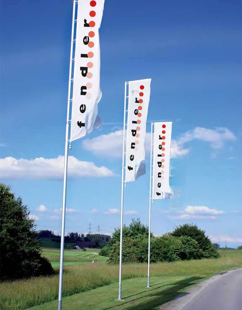 Standard Ausleger Mast A – Diebstahlsicherer Fahnenmast