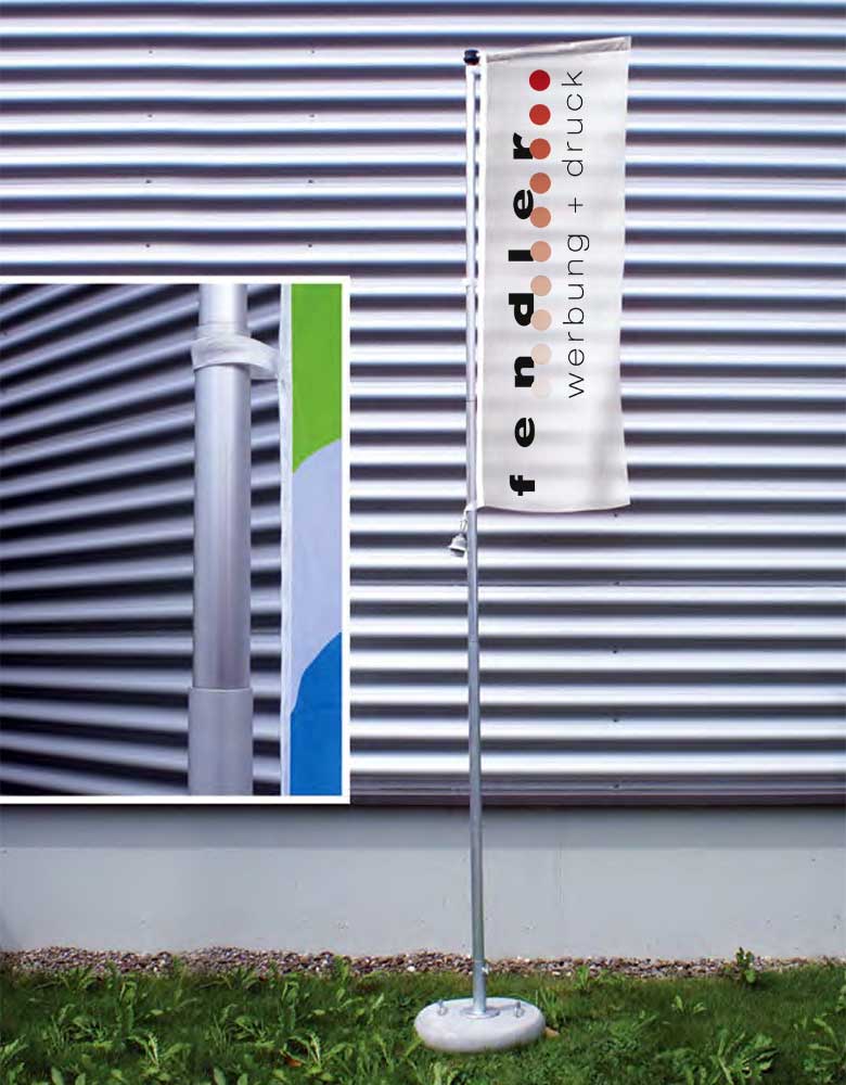 Teleskopmasten Deluxe DX DXA – Innenbereich Werbemast