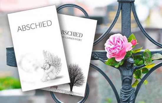 Stilvolle und persönliche Karten zum Abschied Druckerei Dresden – Trauerkarten