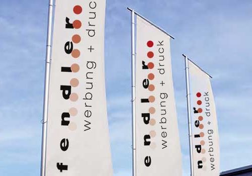 Sicherer Werbemast mit System Türchen Ausleger Mast TA – Sicherer Werbemast mit System